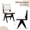 Black White Faux Sherpa Dining Chair Set 2 Swivel Rubber Wood Armless
